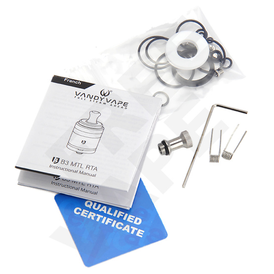 Vandy Vape Berserker B3 MTL RTA 2ml (Gun Metal)